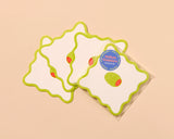 Crudite Letterpress Vellum Coasters (4pk)