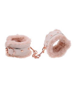 Peaches 'n Cream Faux Fur Handcuffs