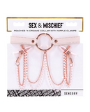 Peaches 'n Cream Collar with Nipple Clamps