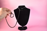 Gunmetal + Black Heart Slip Chain