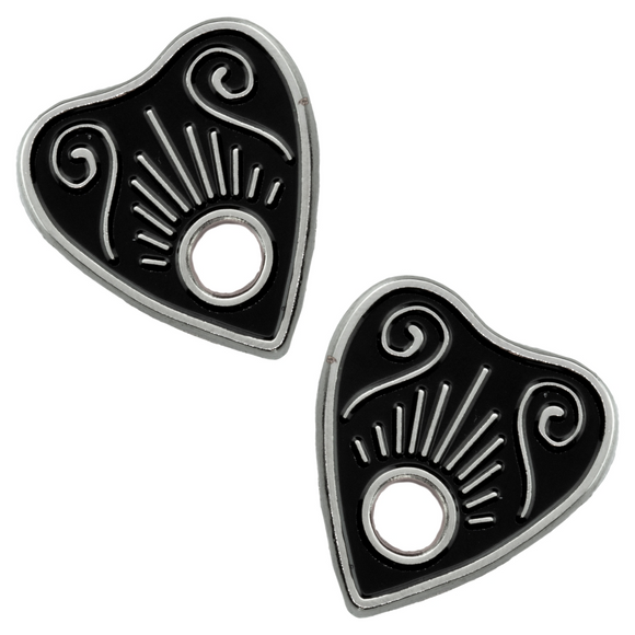 Ouija Planchette Collar Pin Set