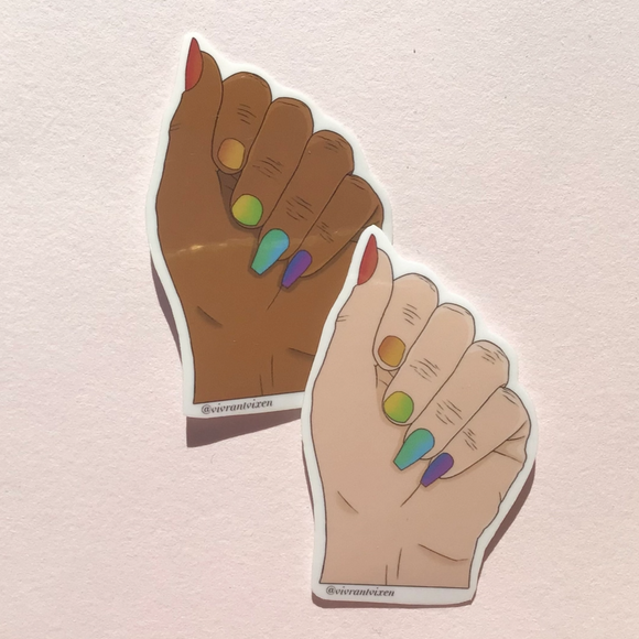 Pride Nails Sticker