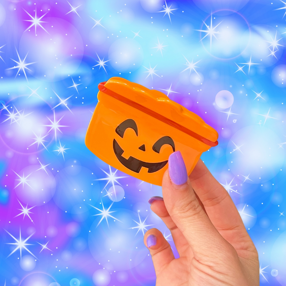90s Halloween Pumpkin Hair Claw Clip