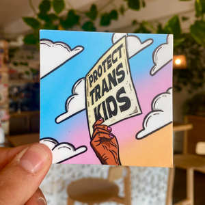 'Protect Trans Kids' Sticker
