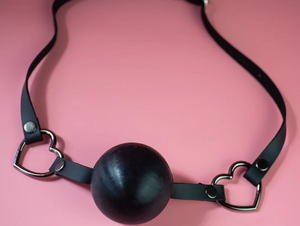 Heart On Ball Gag