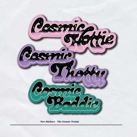 'Cosmic Baddie' Sticker