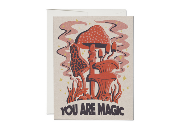 Mushroom Power Friendship Greeting Card