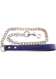 Chain Leash with Leather Handle