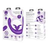 Together Couples Toy Dual Ended Rabbit Vibrator with Remote Control