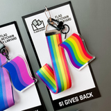 Pride Flag Keychain + Lanyards