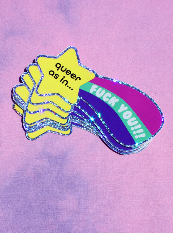 Queer Star Vinyl Sticker
