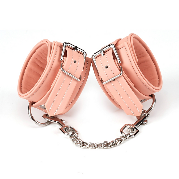 Pink Organosilicon Wrist Cuffs (vegan)