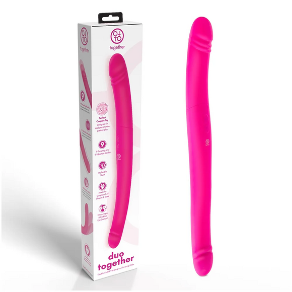 Together Duo Vibrating & Thrusting Double-Ended Dildo