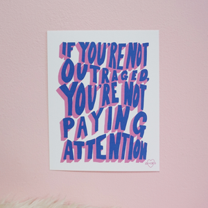 Outraged - 8x10 Art Print