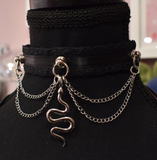 Black Snake Chain Choker