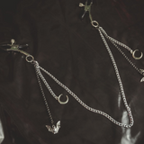 Spooky Bat & Moon Nipple Clamps