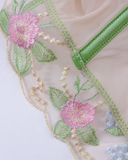 Doll Floral Embroidered Garter Belt