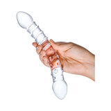 10 in. Double Trouble Glass Dildo