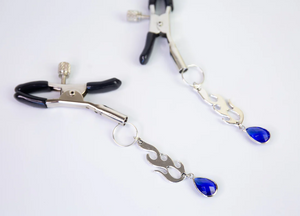 Blue Flame Nipple Clamps