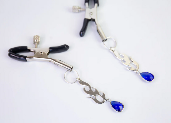 Blue Flame Nipple Clamps