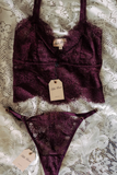 Pinot Stretch Lace Longline Bralette