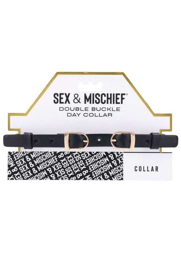 Sex & Mischief Double Buckle Day Collar