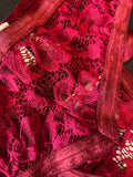 Ashes Red Lace Boyshorts from Cantiq