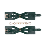 Indica Green Cutout Vegan Leather Cuffs