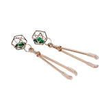 Indica Green Crystal Nipple Clips