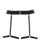 Adore Bombshell Black Garter Belt with Leg Bands