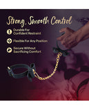 Ardor Silicone Black Bow Wrist & Ankle Restraints