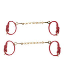 Ardor Silicone Red Wrist & Ankle Restraints