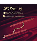 Ardor Silicone Red Wrist & Ankle Restraints