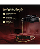 Ardor Silicone Black Bow Collar & Leash