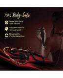 Ardor Silicone Black Bow Collar & Leash