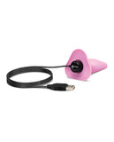 Beginner's Vibrating Pink Tapered Butt Plug by b-Vibe