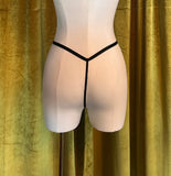 Bow Print Mesh G-String