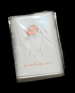 'Let's Get Pumpkin Spicy' Card