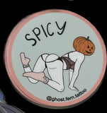 Pumpkin Spicy Holographic Stickers