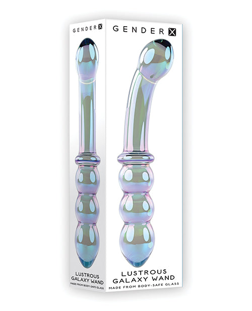 Lustrous Galaxy Wand- Dual Ended Glass Massager