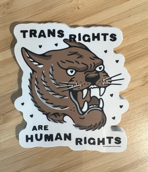 'Trans Rights Are Human Rights' Sticker