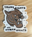 'Trans Rights Are Human Rights' Sticker
