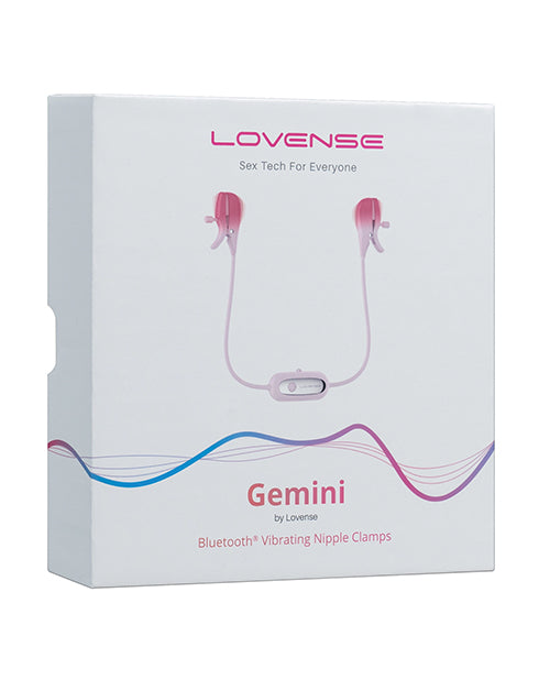 Gemini Vibrating Nipple Clamps by Lovense