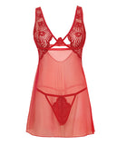 Tiana Red Lace Babydoll