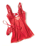 Tiana Red Lace Babydoll