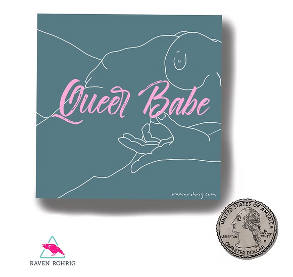 'Queer Babe' Sticker