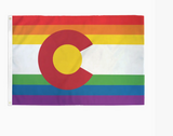 Rainbow Colorado Pride Flag (3'x5')