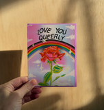 'Love You Queerly' Card
