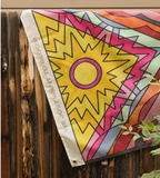 'We Just Want To Bloom' Floral Pride Flag (large)