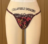 Tapestry Velvet Burnout G-String